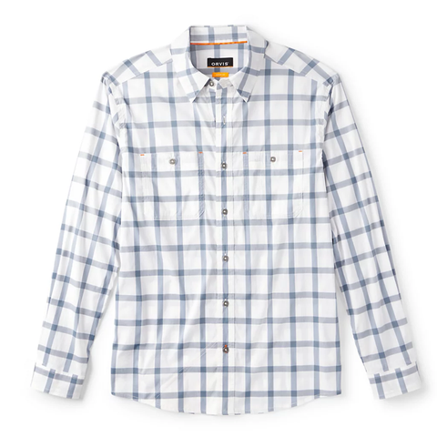 Orvis Men's River Guide 2.0 LS Shirt / Blue Haze White