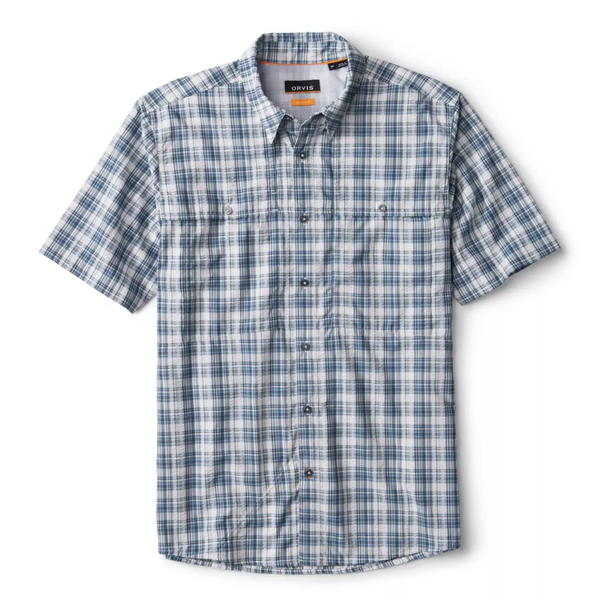 Orvis Men's SS Open Air Caster Shirt / True Navy - White