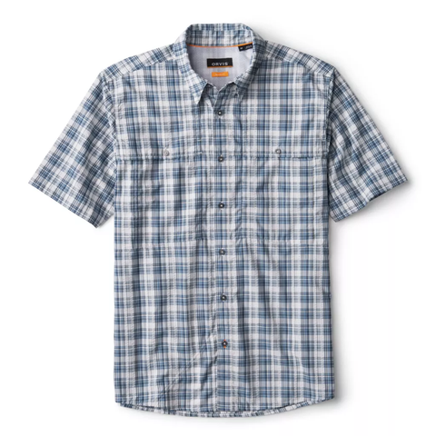 Orvis Men's SS Open Air Caster Shirt / True Navy - White