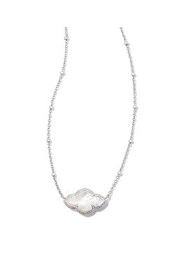 Kendra Scott Abbie Ivory MOP Silver Necklace
