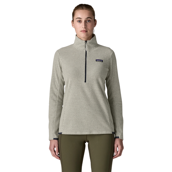 Patagonia Women's R1 Air Zip Neck Fleece / Birch White