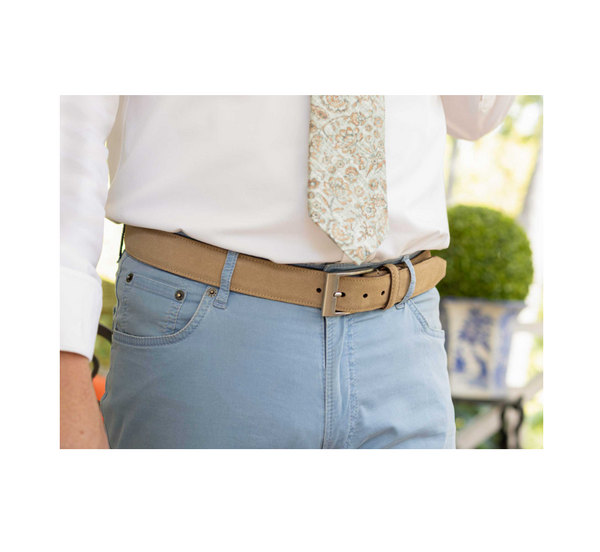 Martin Dingman Royal Suede Belt / Khaki