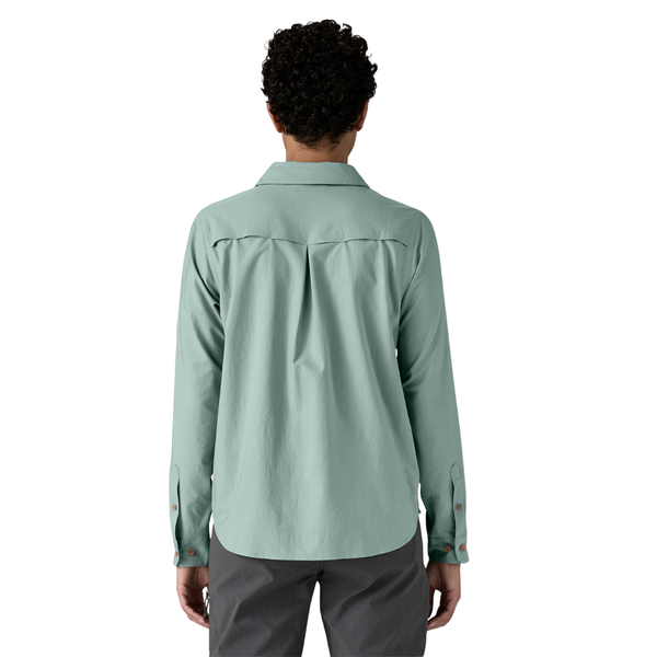 Patagonia Women's LS Self Guided Sun Shirt / Thermal Blue