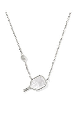 Kendra Scott Pickleball Silver Short Necklace