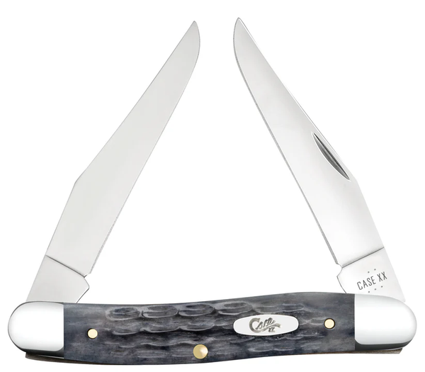 Case Crandall Jig Pocket Worn® Gray Bone CS Muskrat Pocketknife