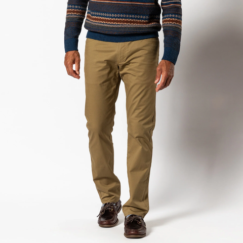 Duck Head Men's Shoreline Twill 5-Pocket /Bronzed Olive