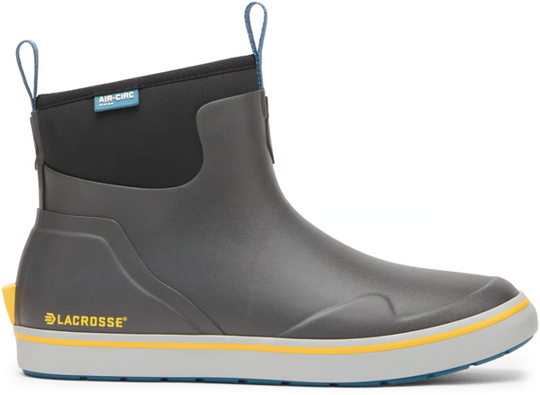 Lacrosse Men's Alpha Deck Boot 6" - Dark Shadow/Dark Grey