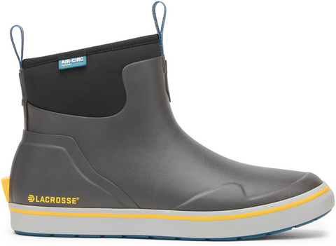 Lacrosse Men's Alpha Deck Boot 6" - Dark Shadow/Dark Grey