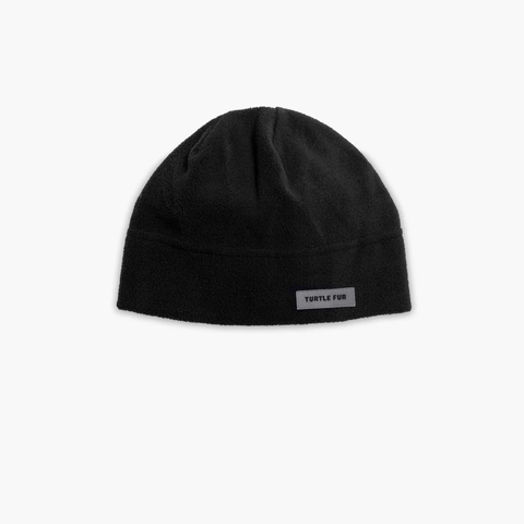 Turtle Fur Fleece Beanie / Black