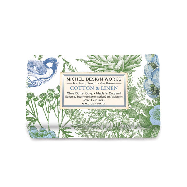 Michel Design Works Cotton & Linen Medium Bath Soap