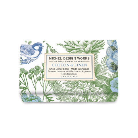Michel Design Works Cotton & Linen Medium Bath Soap