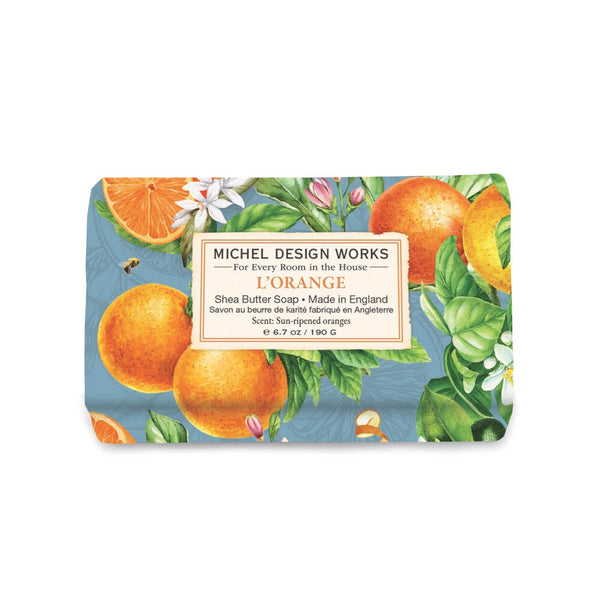 Michel Design Works L"Orange Medium Bath Soap Bar