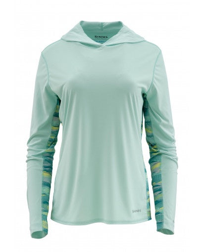 Simms Women's Solarflex Hoody Print/Wintergreen