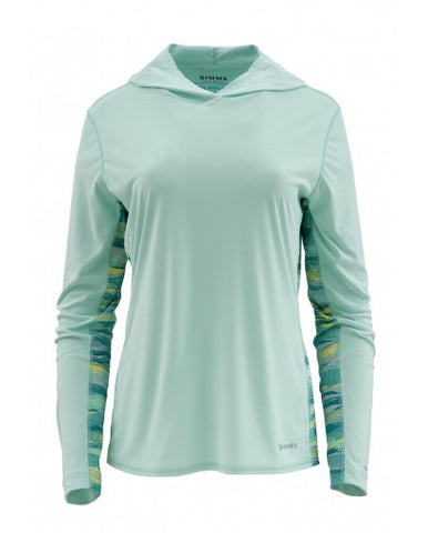Simms Women's Solarflex Hoody Print/Wintergreen