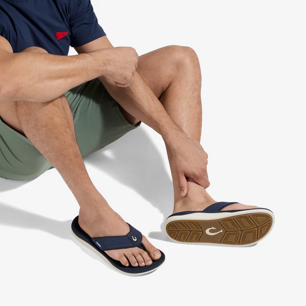 Olukai Men's 'Ahi Kai Sandal / Trench Blue