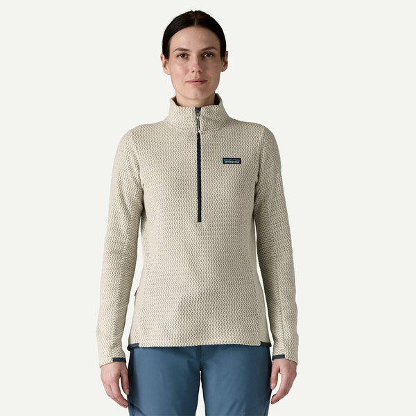 Patagonia Women's R1 Air Zip Neck Fleece / Wool White
