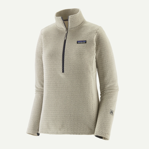 Patagonia Women's R1 Air Zip Neck Fleece / Wool White