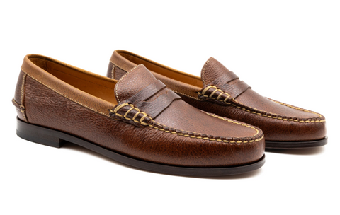 Martin Dingman Water Buffalo All American Penny Loafer / Oak