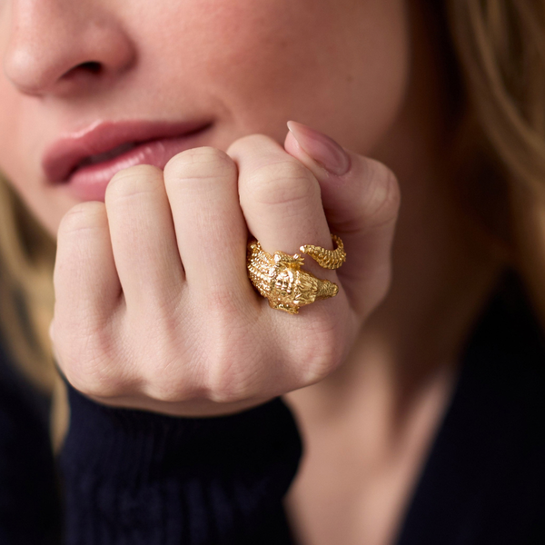 Julie Vos Alligator Ring