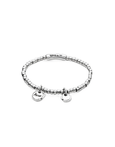 Uno de 50 Sealed Love Multi-charm Bracelet