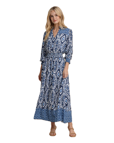 Southern Tide Women's Annabeth Terrace View Maxi Dress / Boat Blue