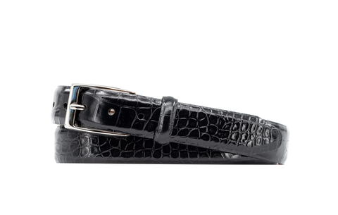 Martin Dingman Anthony Double Buckle Belt / Black #10080