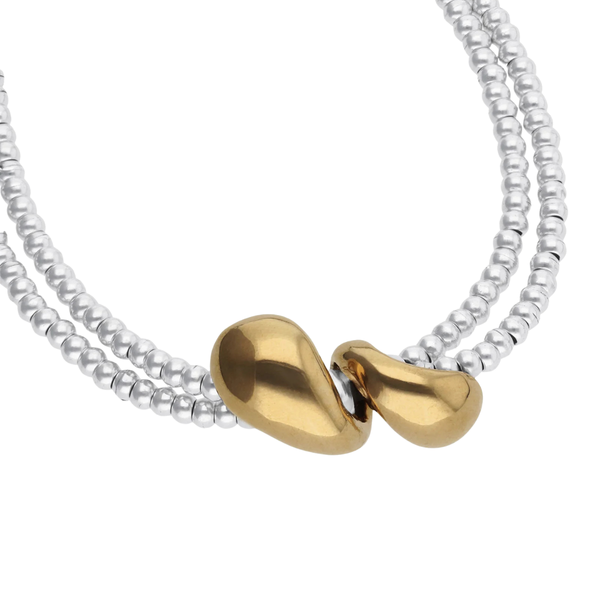 Uno de 50 Axis Two Tone Necklace