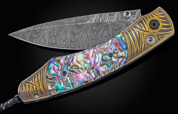 William Henry B12 Gold Reef Pocket Knife