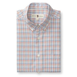 Duck Head Men's L/S Cotton Oxford Sport Shirt / Bennet - Burnt Brick