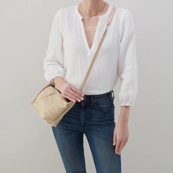 Hobo Kirby Crossbody Purse / Gold Leaf