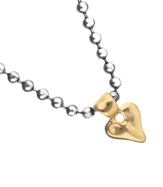 Uno de 50 Beat Gold/Silver Necklace