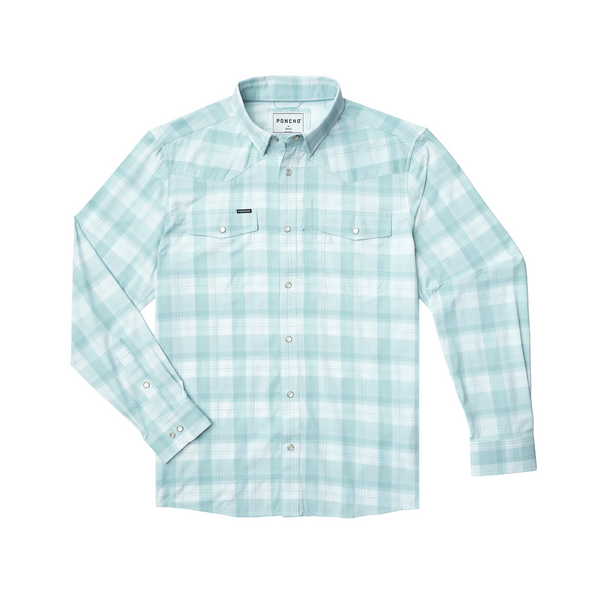 Poncho Men's Long Sleeve Western Shirt