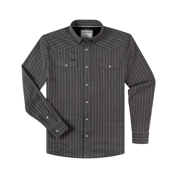 Poncho Men's Long Sleeve Western Shirt