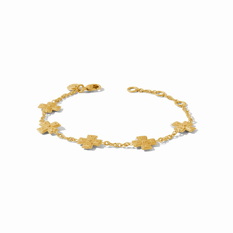 Julie Vos Malta Canterbury Gold Delicate Bracelet