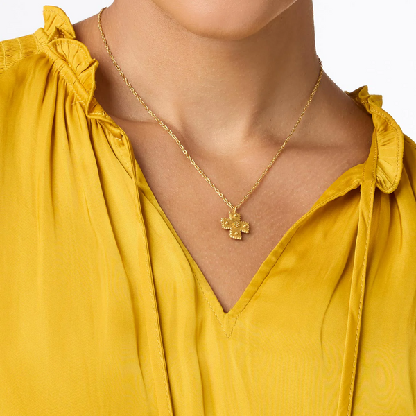 Julie Vos Malta Canterbury Delicate Gold Necklace