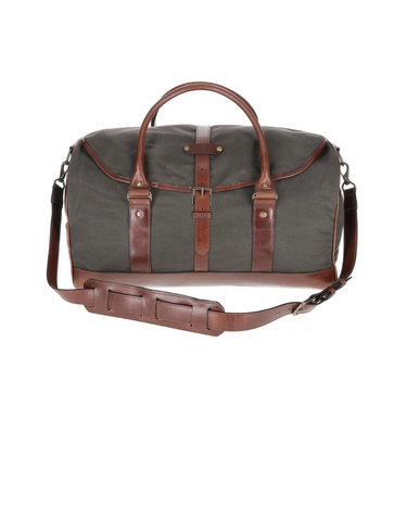 Tom Beckbe Canvas Weekender Duffel Bag / Bark