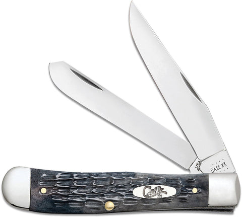 Case Pocket Worn Gray Bone Crandall Jig  CS Trapper