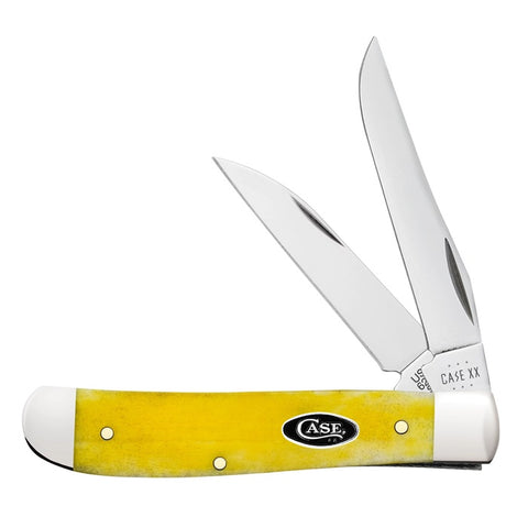 Case Smooth Yellow Bone Mini Trapper