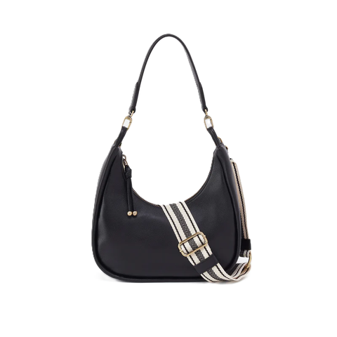 Hobo Cass Small Shoulder Purse / Black