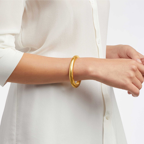 Julie Vos Catalina Hinge  Gold Bangle Bracelet