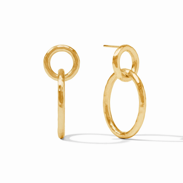 Julie Vos Catalina Gold Link Earrings