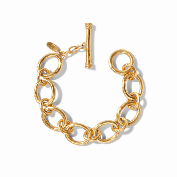 Julie Vos Catalina Demi Gold Link Bracelet