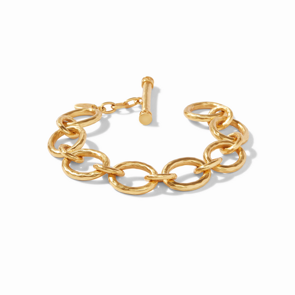Julie Vos Catalina Demi Gold Link Bracelet