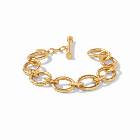Julie Vos Catalina Demi Gold Link Bracelet