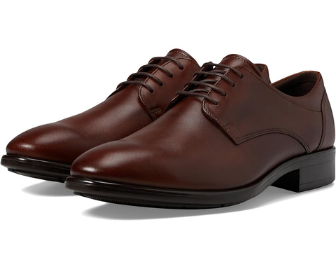 Ecco Men's Citytray Derby Shoe / Cognac