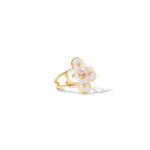 Julie Vos Colette Champagne Gold Ring