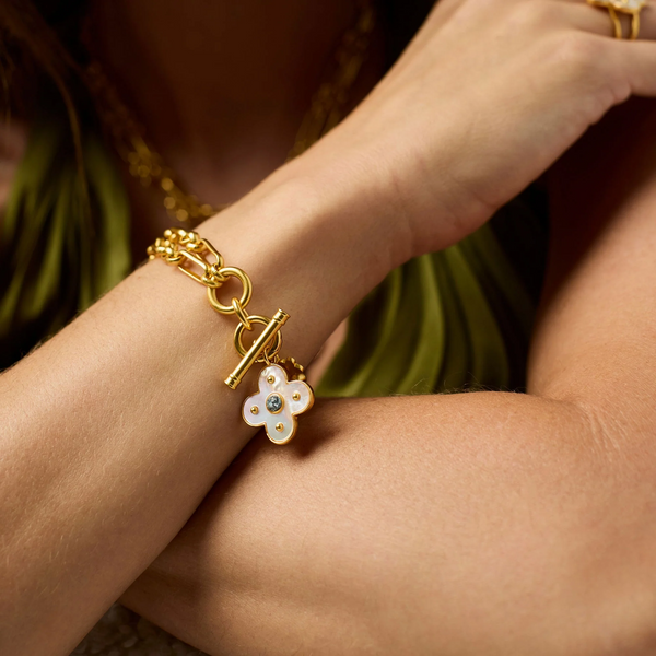 Julie Vos Colette Link Bracelet / Champagne