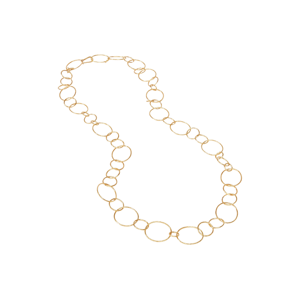 Julie Vos Colette Textured Gold Tone Necklace
