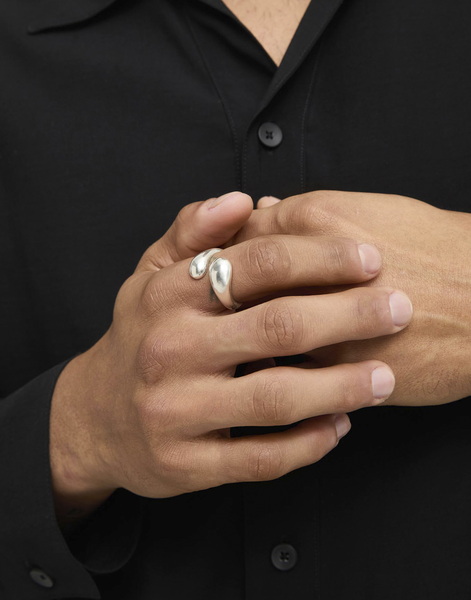 Uno de 50 Corium Open Silhouette Ring / Silver