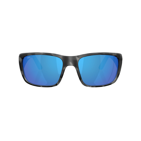 Costa Del Mar Crudo Sunglasses - Matte Tiger Shark / Blue Mirror 580G